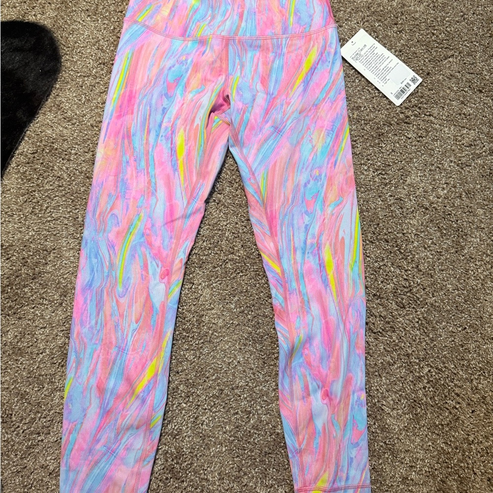 lululemon athletica marbled wunder train HR tight 25”